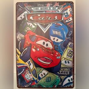 Disney Cars Metal Sign